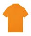 Mens polo shirt pure orange B&C