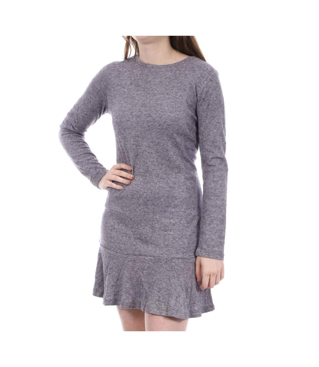 Robe Bleu Gris chinée Femme SunValley DAREEL - XS-1