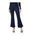 Womens/ladies flared hem petite jeans indigo Principles