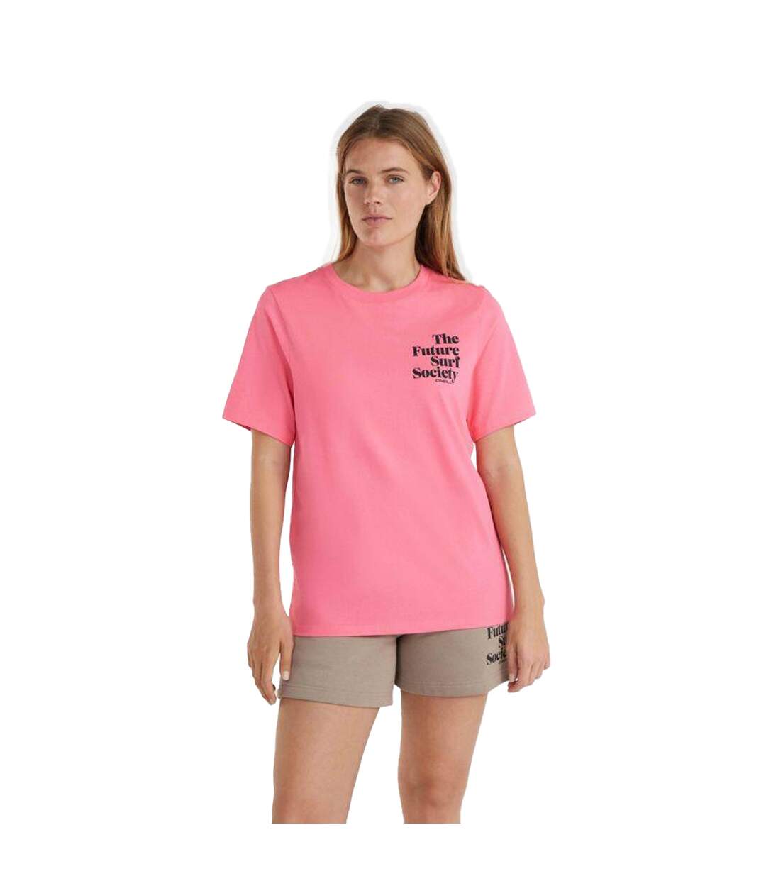 T-shirt The Future Surf Society Femme Rose O´Neill-4