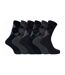 6 Pack Mens Patterned Coloured Soft Cotton Dress Socks-1