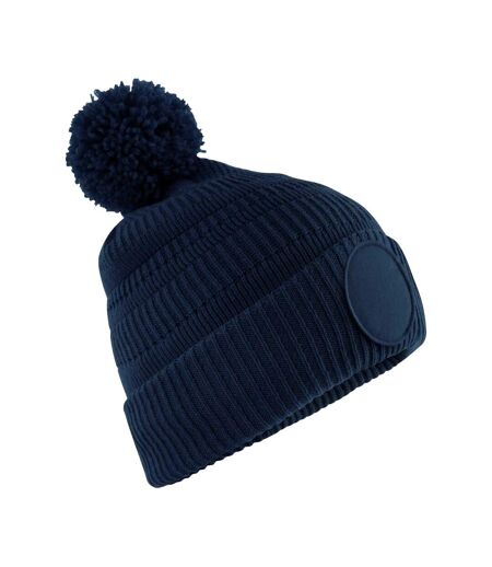 Bonnet Motif/style Écusson Fan Adulte Bleu Marine Français Beechfield