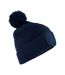 Bonnet Motif/style Écusson Fan Adulte Bleu Marine Français Beechfield-1