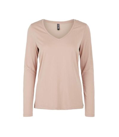 T-Shirt rose femme pieces pckamala - s
