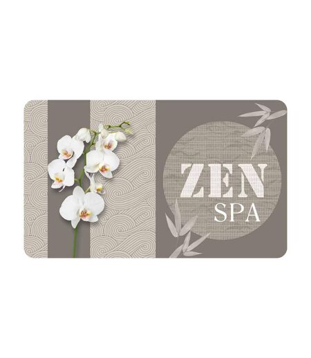 Tapis Déco Imprimé Spazen 45x75cm Taupe