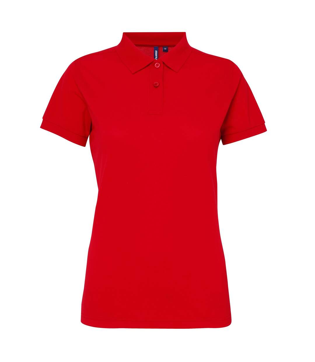 Polo manches courtes femme rouge vif Asquith & Fox