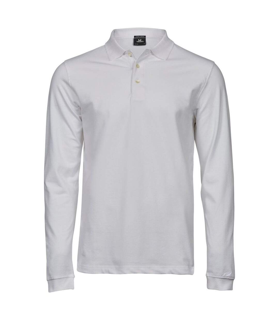 Polo manches longues - Homme - TJ1406 - blanc