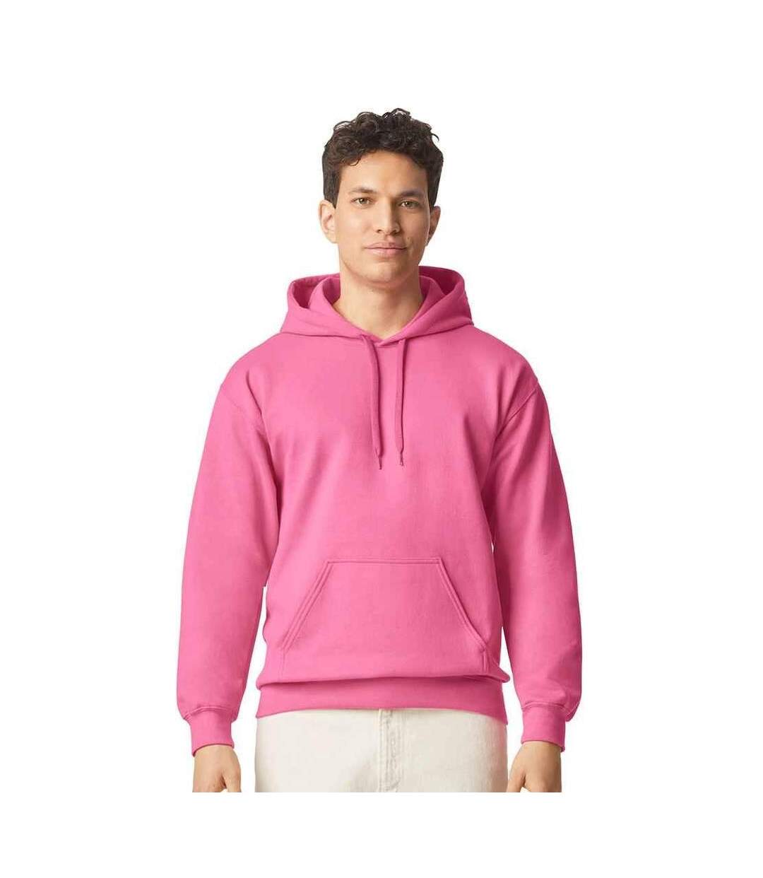 Unisex softstyle midweight hoodie pink lemonade Gildan-1