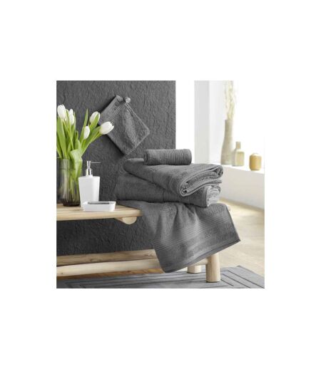 Serviette de Toilette Tendresse 50x90cm Anthracite