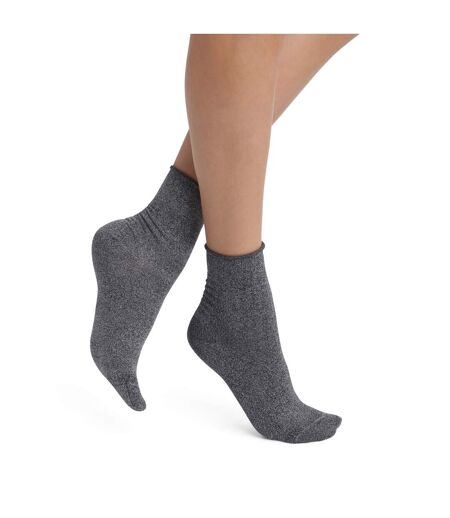 Lot de 2 paires de mi-chaussettes coton Mode
