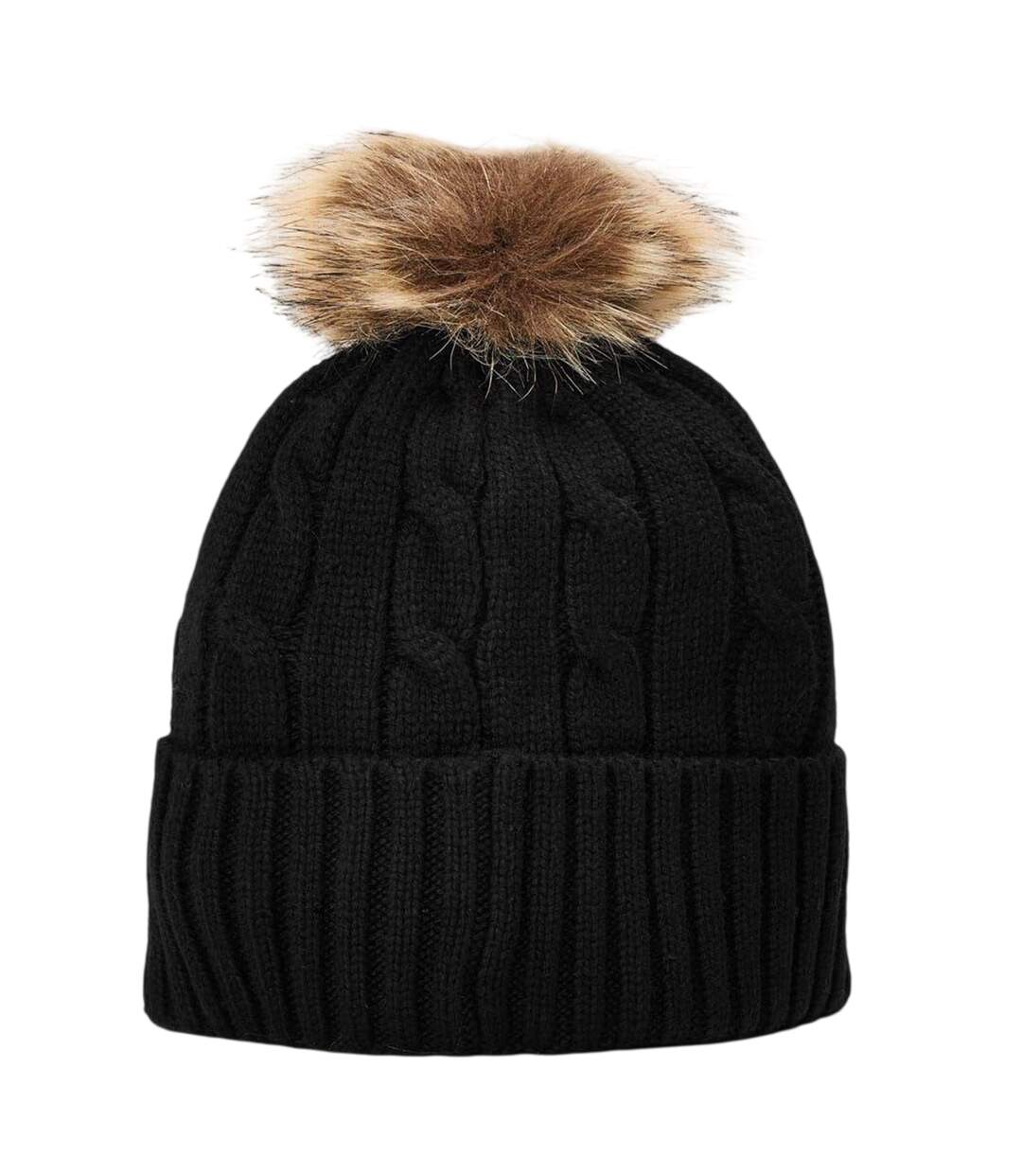 Bonnet Polo Femme Noir Ralph Lauren-2