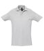 Polo manches courtes - Homme - 11362 - blanc chiné