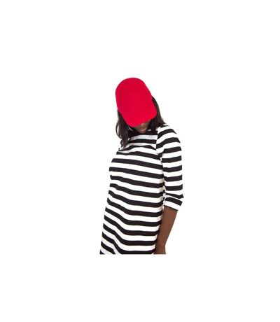 Atlantis Liberty Five Heavy Brush Cotton 5 Panel Cap (Red) - UTAB192
