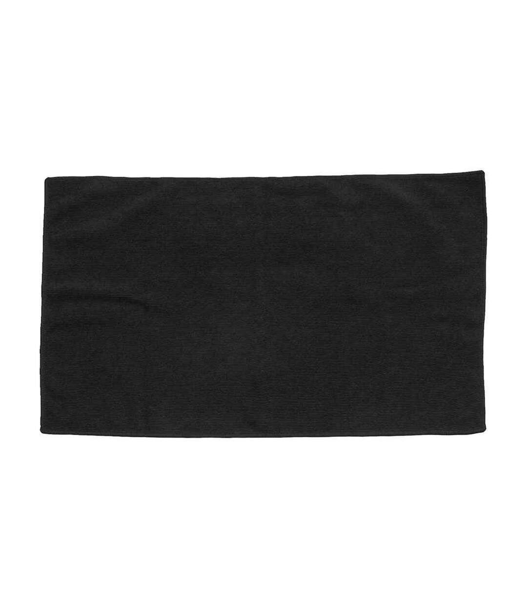 Microfibre bath towel one size black Towel City-1