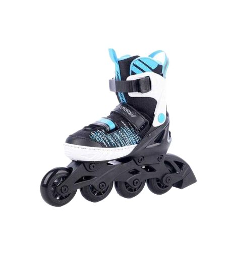 Patins À Roulettes Alignées Enfant 30-32 Fr Blanc Noir Bleu Tempish