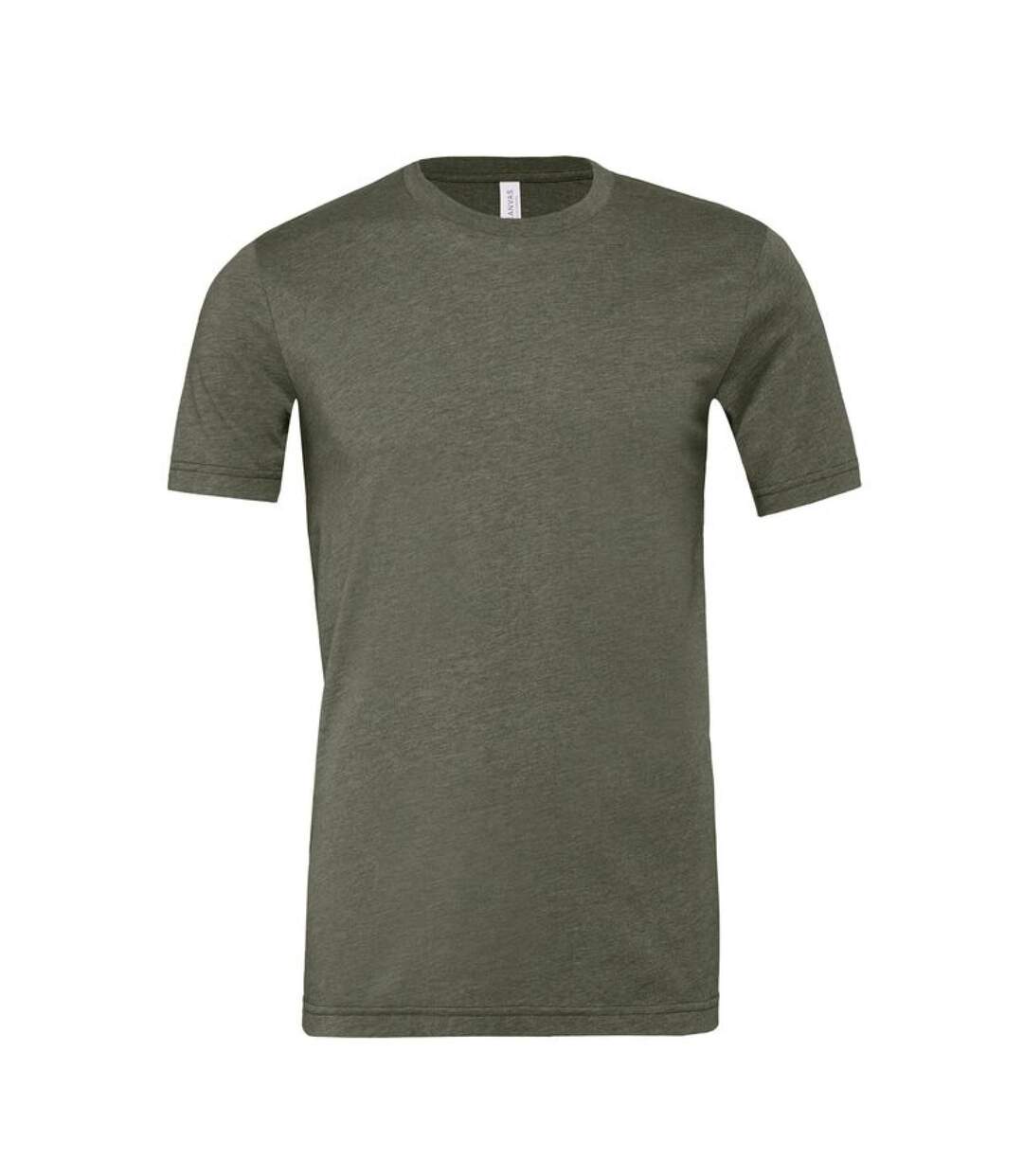 T-shirt Adulte Vert Kaki Chiné Bella + Canvas-1