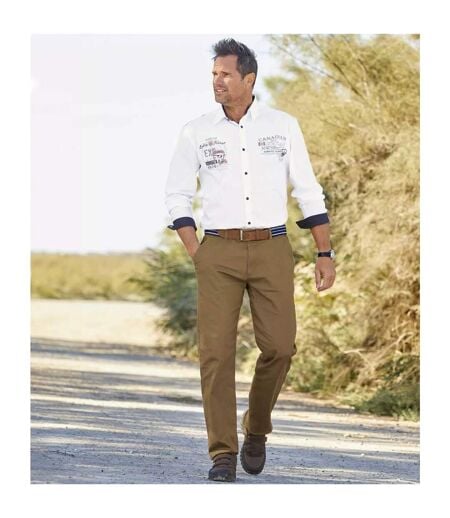Chino homme marron clair Atlas For Men