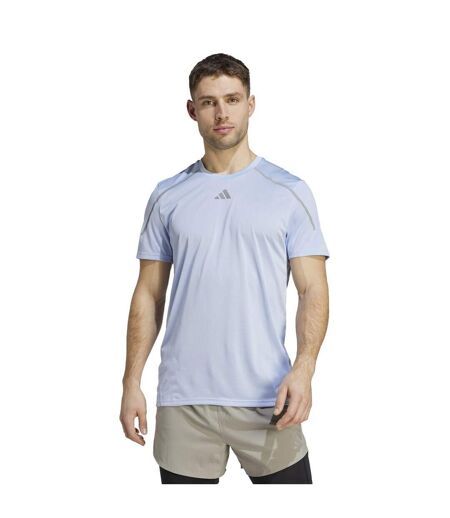 Mens Confident Engineered T-shirt Blue Adidas