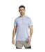 Mens Confident Engineered T-shirt Blue Adidas-4