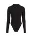 Body Manches Longues Motif/style Étiquette Femme Noir Calvin Klein-3