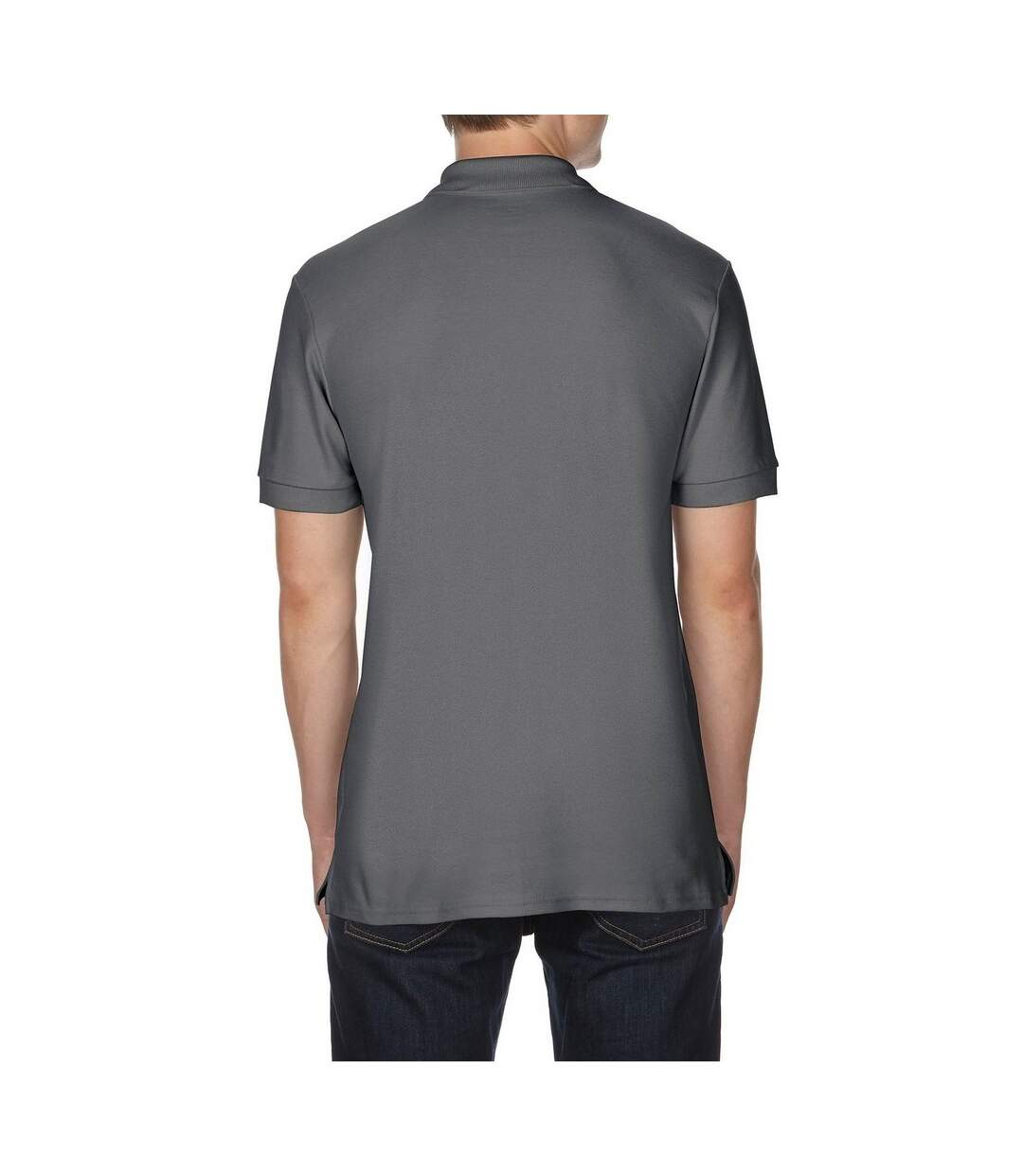 Polo de sport homme gris foncé Gildan Gildan