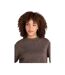 Womens/ladies Fluffy Jumper Brown Animal-4