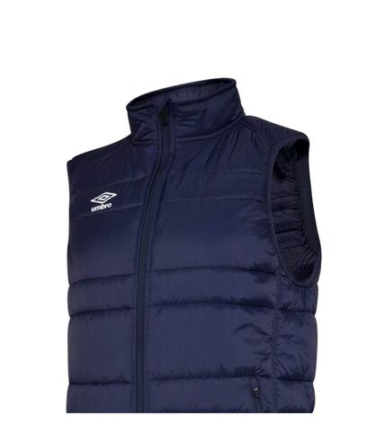 Mens club essential gilet dark navy/white Umbro