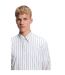 Mens Striped Regular Shirt White Boss-4