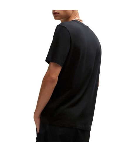 Mens Dayaking Dog T-shirt Black Hugo