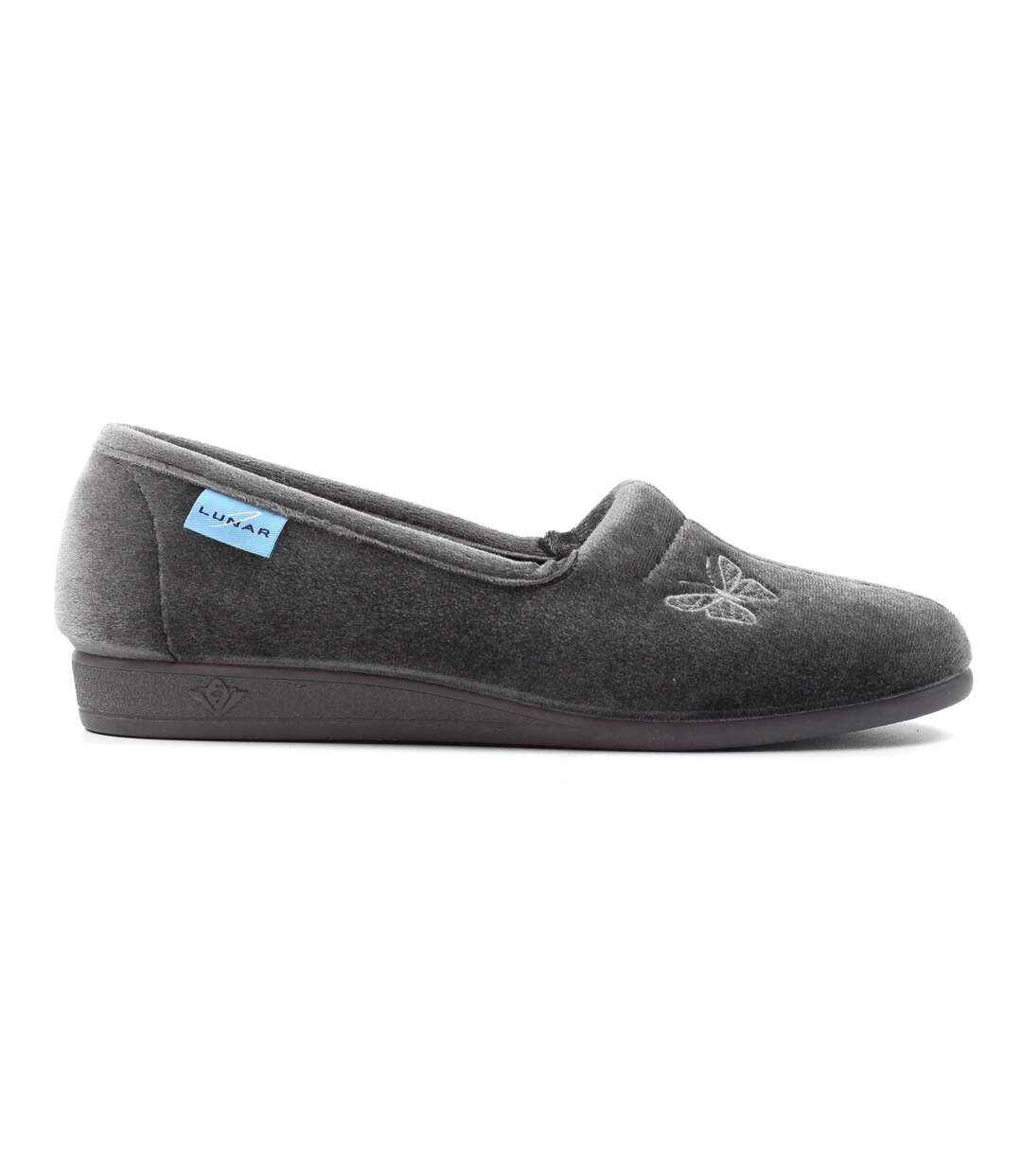 Chaussons Femme Gris Lunar-4