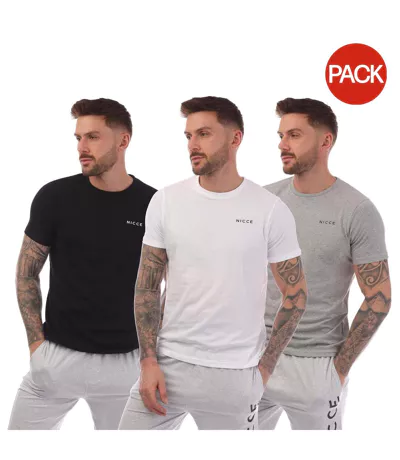 T-shirts Sully Homme Noir Gris Blanc Nicce
