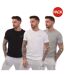 T-shirts Sully Homme Noir Gris Blanc Nicce-1