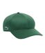 Unisex Adult Tech Logo Cotton Twill Baseball Cap Green Lacoste-1
