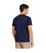 Mens Logo Crew Neck Regular T-shirt Navy Aquascutum-4