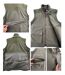 Gilet de chasse polaire LEDERTYS LY0304 Kaki – Chaleur, Robustesse et Liberté de Mouvement-4