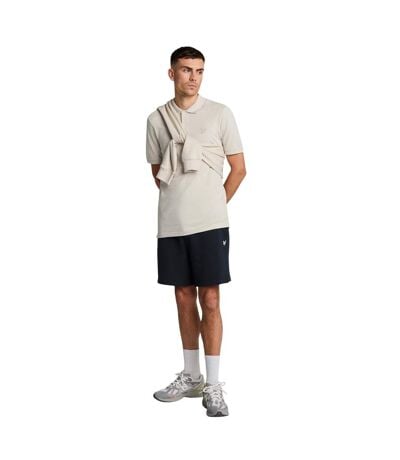 Polo Motif/style Aigle Tonal Homme Beige Lyle & Scott