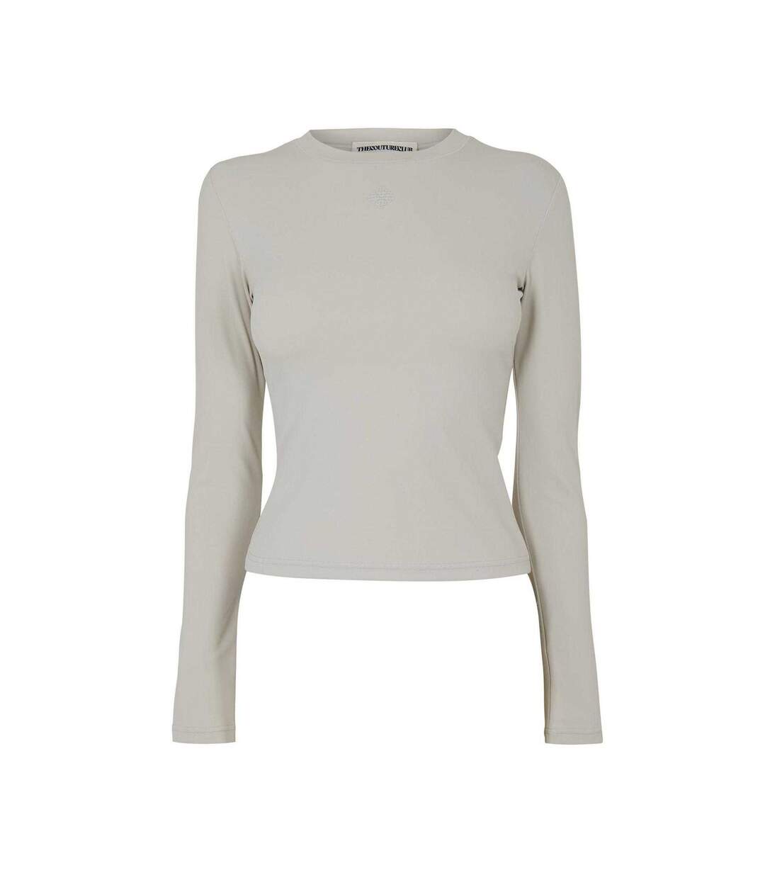 T-shirt Manches Longues Femme Beige Couture Club-1