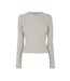 T-shirt Manches Longues Femme Beige Couture Club-1