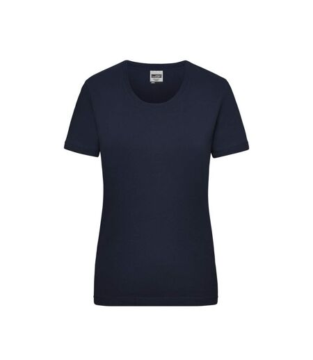 T-shirt Travail Femme Bleu Marine James And Nicholson