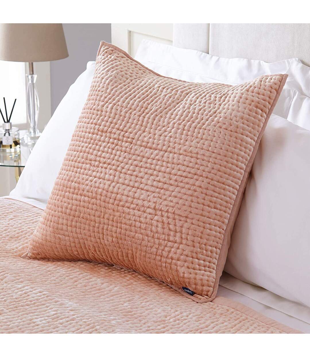 Brooklands cushion cover 55cm x 55cm blush Paoletti