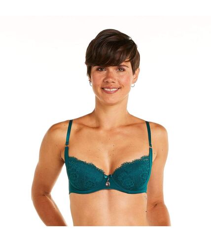 Soutien-gorge ampliforme coque moulée vert Impériale