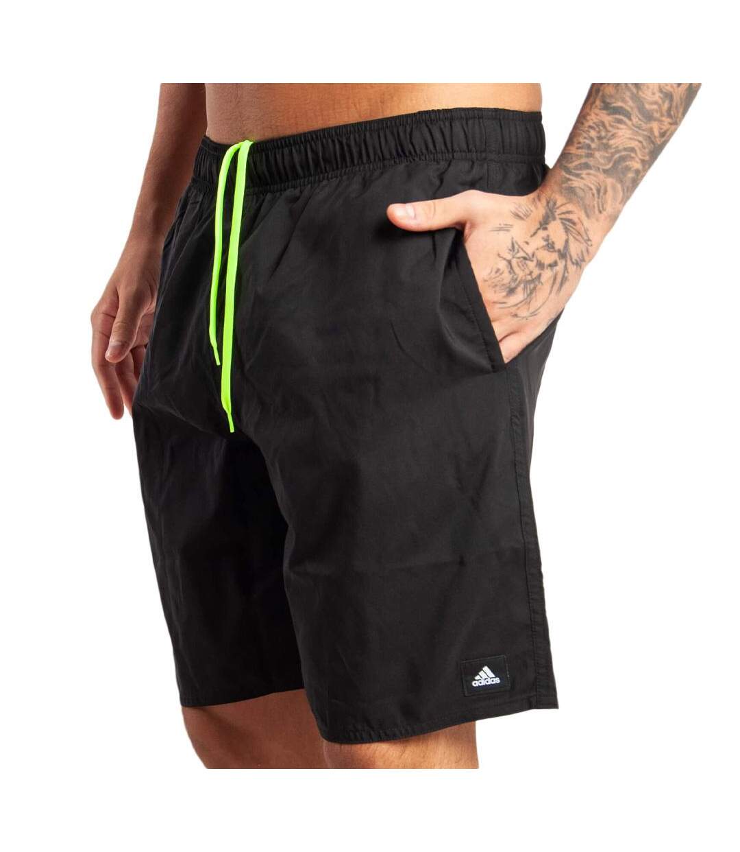Maillot de bain noir homme adidas sld-1