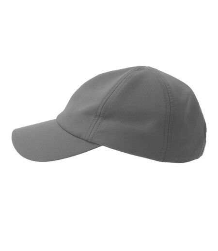 Casquette De Baseball Motif/style 6 Panneaux Isar Adulte Gris Foncé Atlantis Headwear