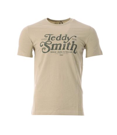 T-shirt Beige Homme Teddy Smith Giant