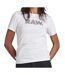 T-shirt blanc femme g-star raw anglaise graphic raw-1