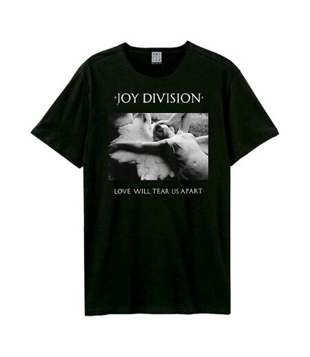 T-shirt Style Joy Division Love Will Tear Us Apart Adulte Noir Amplified