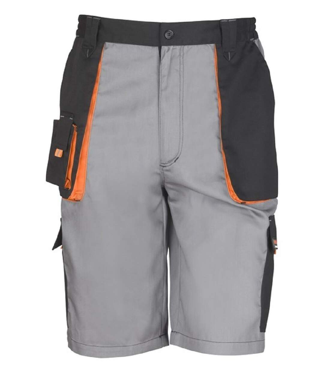 Bermuda léger - Homme - R319X - gris et orange