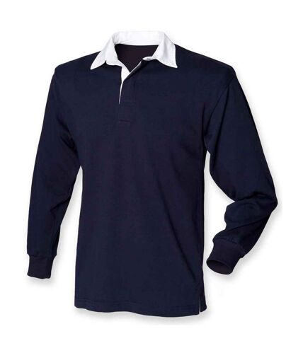 Mens original rugby shirt navy Front Row