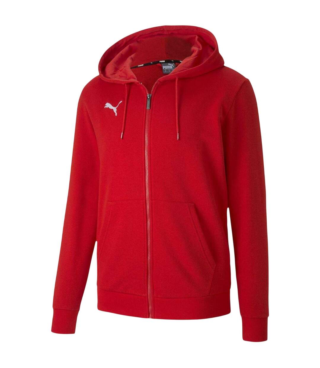 Mens Teamgoal 23 Casuals Full Zip Hoodie Red Puma-2