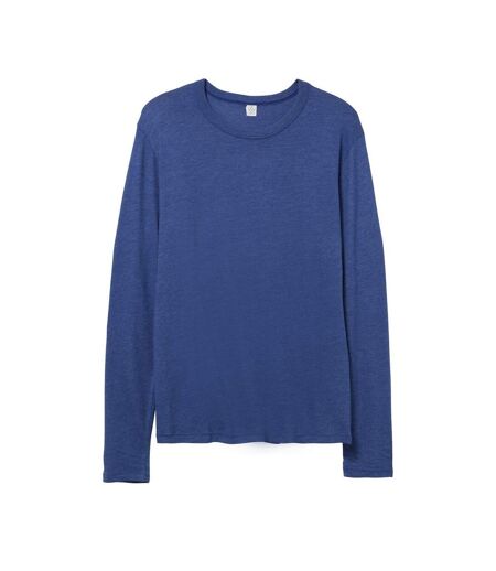 Alternative Apparel Mens 50/50 Keeper Long Sleeve T-Shirt (Vintage Royal Blue)
